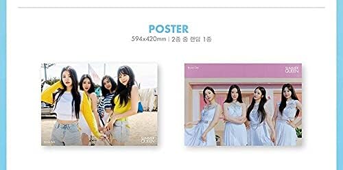 K-pop Brave Girls אלבום מיני 5th [Queen Keile] Random. CD+פוסטר מקופל+84p p.book+Photocard+גלויה+מדבקה
